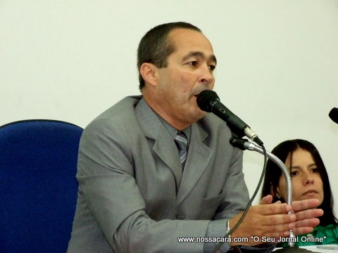 O MM. Juiz Eleitoral Dr. Wilson Nunes Junior, que presidiu a solenidade de diploma&ccedil;&atilde;o 