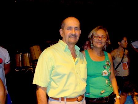 O prefeito Jos&eacute; Eduardo e a primeira dama Cl&eacute;lia Peixoto