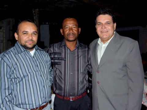 M&aacute;rcio Fatel, Valdemir Pereira e Paulo Dap&eacute;