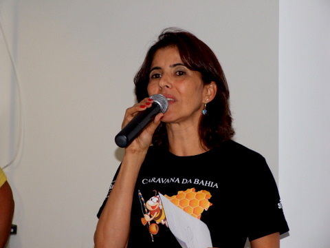 Marivanda Eloy, presidente da C&acirc;mara T&eacute;cnica da apicultura da Bahia