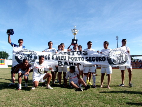 Time do Santos o grande campe&atilde;o do primeiro Porto Seguro Cup