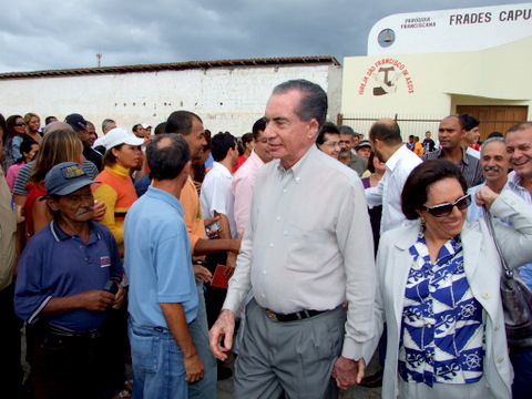 Chegada do Senador Jo&atilde;o Duraval