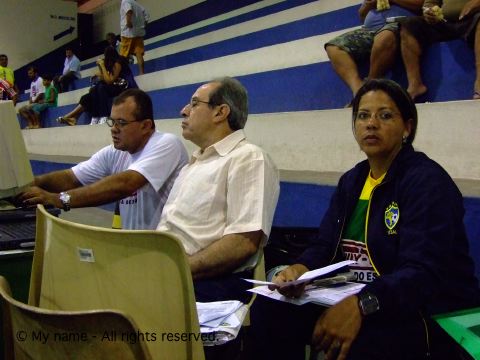 Representantes da Confedera&ccedil;&atilde;o Brasileira de Futsal