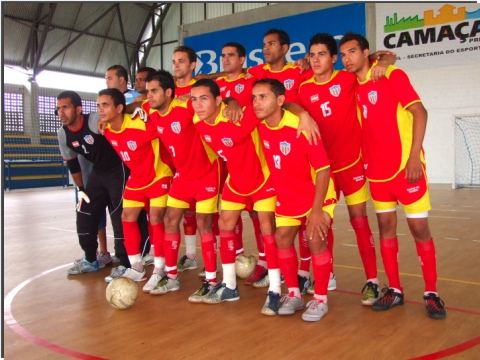 Equipe de Senhor do Bomfim que perdeu de 2 x 1 para Eun&aacute;polis 