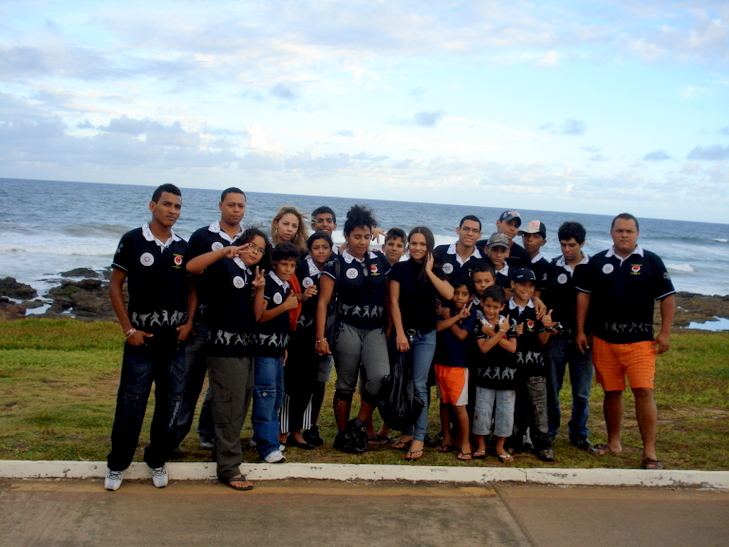 Comitiva que foi disputar o campeonato em Salvador