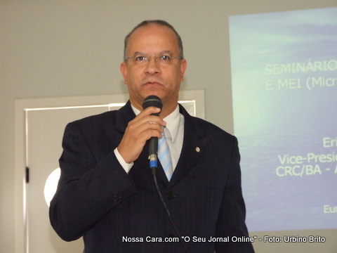 Erivaldo Benevides, membro do Cons do CRC, falou sobre o MEI &ndash; Micro Empreendedor Individua