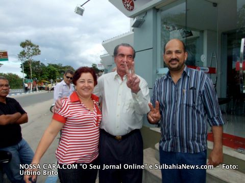 Maria Menezes, João Durval Carneiro e Robério Oliveira