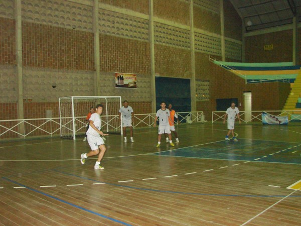 Treino no gin&aacute;sio do SESC