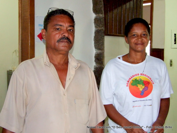 Almir Souza Ramos e Maria das Gra&ccedil;as Oleg&aacute;rio presidente e diretora de pol&iacute;ticas sociais do Sindicato dos Trabalhadores e trabalhadoras Rurais de Eun&aacute;polis
