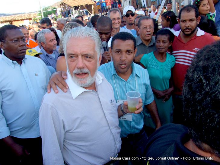 Governador Jaques Wagner com o nosso amigo Welington presidente do Sidicato dos Trabalhadores Rurais de Itabela