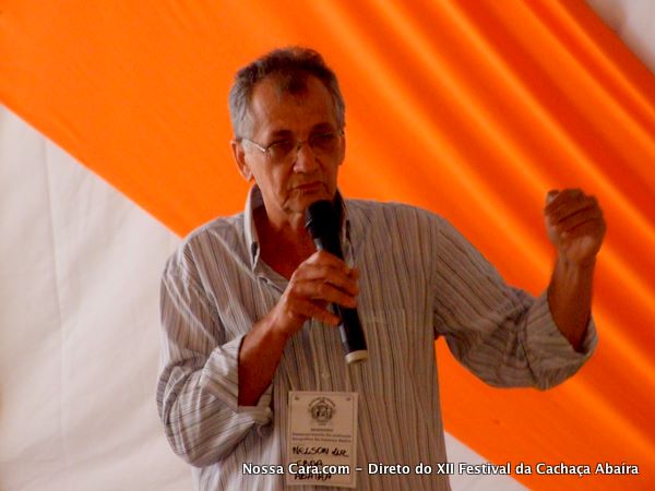 Nelson Luz Pereira um  dos respons&aacute;veis pelo sucesso e divulga&ccedil;&atilde;o da Cacha&ccedil;a Aba&iacute;ra