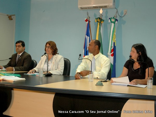 Da esq/direita Valdiran Marques, Carm&eacute;m L&uacute;cia Gerino Maciel, Ubaldo Suzart e Ruthe Contadora