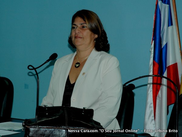 Vereadora Carm&eacute;m L&uacute;cia Gerino Maciel presidente da C&acirc;mara