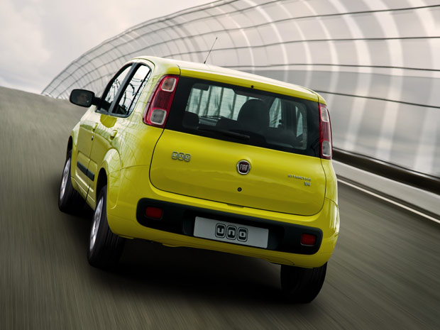 Novo Fiat Uno s&oacute; vir&aacute; na configura&ccedil;&atilde;o quatro portas (Foto: Divulga&ccedil;&atilde;o)