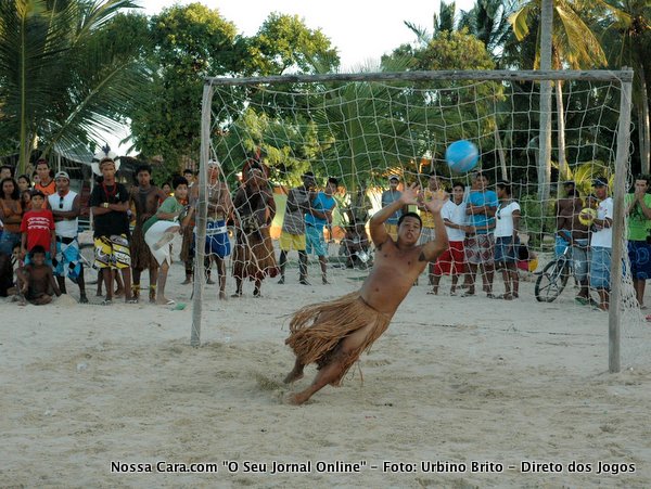 Nesta imagem cobran&ccedil;a de penalts na modalidade do Futebol Masculino