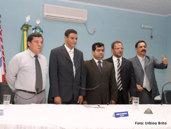Aqui os membros da Chapa Legislativo Forte Cherubino Jos&eacute; de Souza, Z&eacute; MIranda, Valdiran Marques, Normando Torres e Am&oacute;s Bispo Pereira