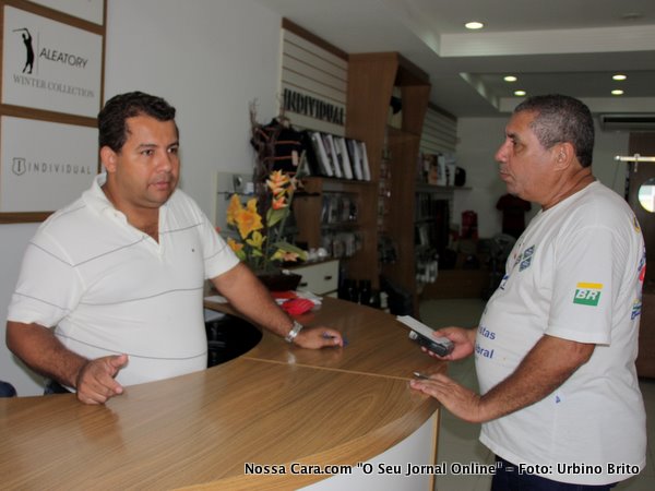 Nosso rep&oacute;rter Bento Quinto conversa com Sandoval da loja Stilo Homem