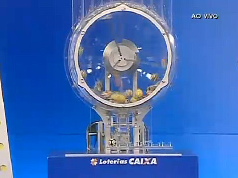 Globo onde é realizado o sorteio da Mega Sena