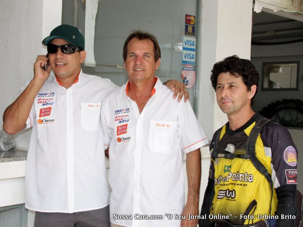 Silvio Naziozeno (bon&eacute;) Davi Mendon&ccedil;a (presidente do Zaga) e Hiroshi todos organizadores