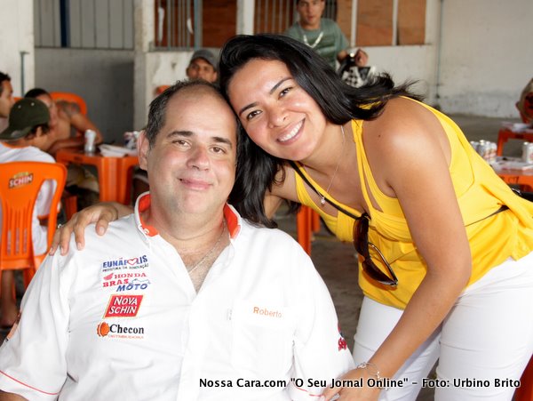 Ribert&atilde;o da Samvip e a esposa Giezelma Ribeiro, robert&atilde;o foi o cara que nos deu suporte na cobertura do trilh&atilde;o 