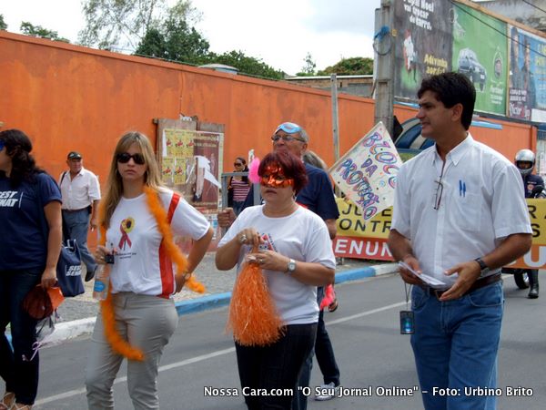 Vivian Viana (dir. 8&ordf; Dires) Maria Menezes (sec. A&ccedil;&atilde;o Social) e Willy Hafner (sec. Comunica&ccedil;&atilde;o).
