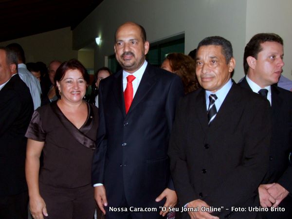Maria Menezes (vice prefeita) Rob&eacute;rio Oliveira (prefeito de Eun&aacute;polis) e o Juiz Federal do Trabalho