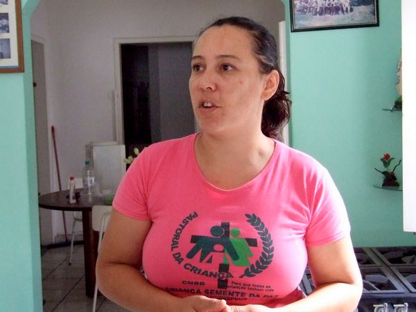 Patr&iacute;cia do Carmo Santos, coordenadora da Pastoral da Crian&ccedil;a em Eun&aacute;polis