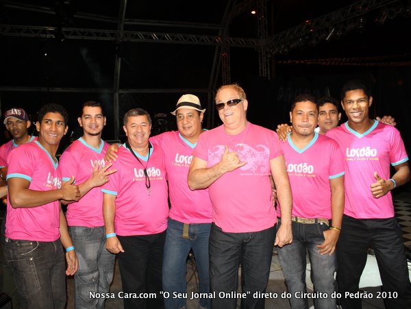 Banda Lord&atilde;o se apresentou ont&eacute;m no Pedr&atilde;o empolgando o p&uacute;blico presente ao cirtuito da festa  