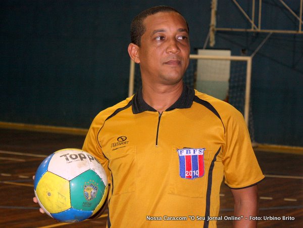 O &aacute;rbitro Elieliton que est&aacute; sendo cotado para integrar o quadro de arbitragem da Confedera&ccedil;&atilde;o Brasileira de Futsal