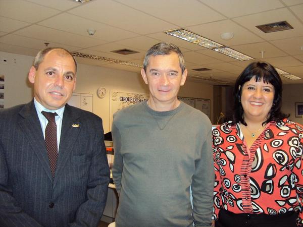 Guto Jones, Serginho Groisman, Patrícia Martins
