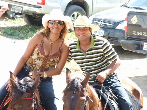 Maisa e Carlos os promotores da 8&ordf; Cavalgada S&oacute; Sal