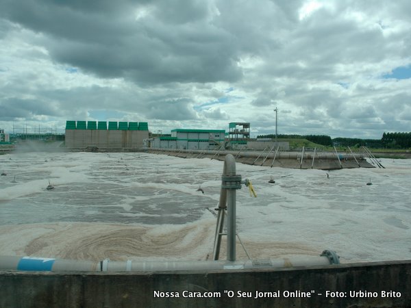 Tanque da esta&ccedil;&atilde;o de tratamento de efluentes l&iacute;quidos