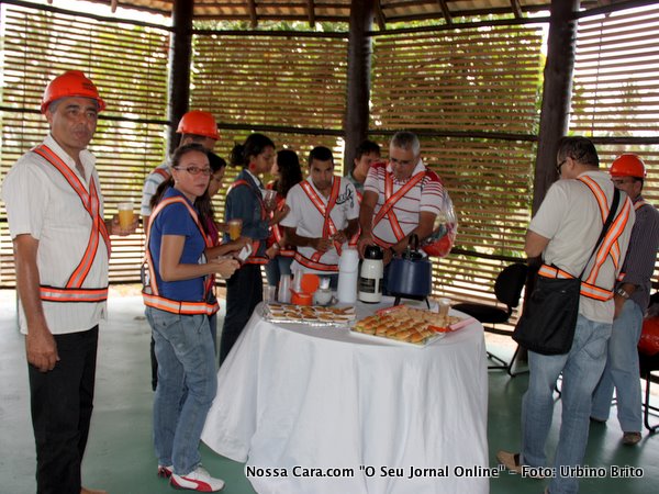 Os membros do Comdau s&atilde;o recebidos no centro de visitantes com um delicioso caf&eacute; da manh&atilde;