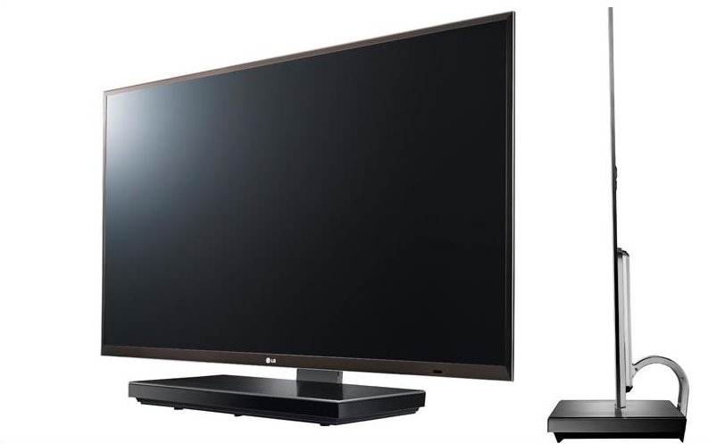 A TV Full LED LEX8 da LG tem apenas 0,88 cent&iacute;metros de espessura, com uma moldura de apenas 1,25 cent&iacute;metros de largura. &Eacute; o modelo LED mais fino e mais estreito do mundo, segundo o fabricante - Foto: Divulga&ccedil;&atilde;o