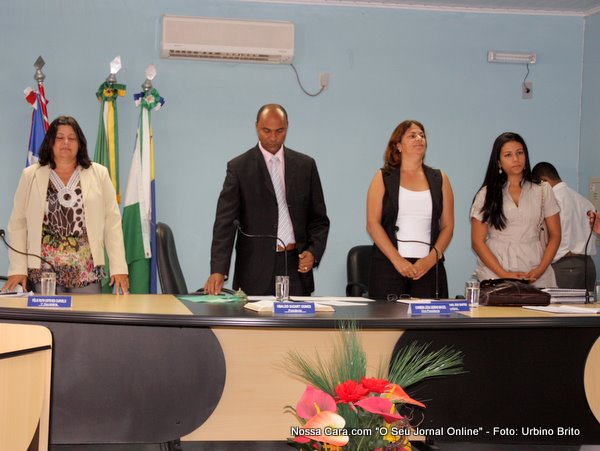 Da esq/direita Ruthe Contadora, Ubaldo Suzart, Carmem L&uacute;cia e Edna Alves (Sa&uacute;de)