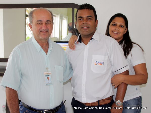 Urbino Brito (Nossa Cara.com), Abra&atilde;o e sua esposa Jaqueline