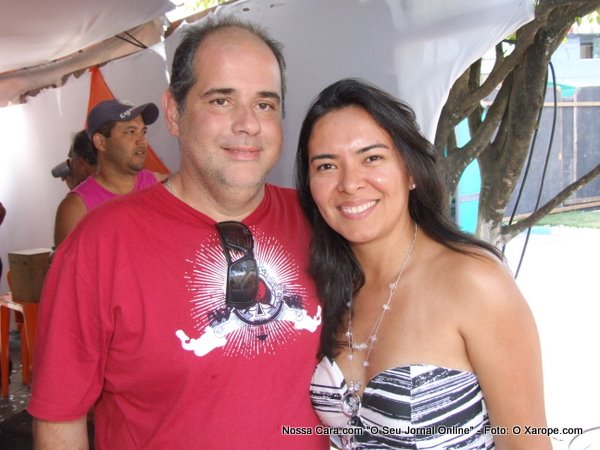 Robert&atilde;o da Sam Vip e a esposa a Bi&oacute;loga Giselma