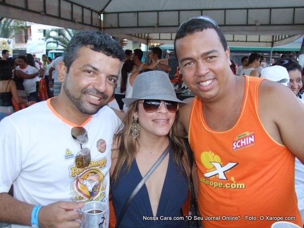 Adnoel e esposa com Renatinho do O Xarope.com