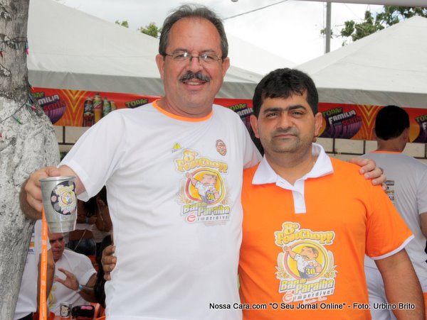 O engenheiro eletricista Chico Lamim com o vereador Valdiran Marques