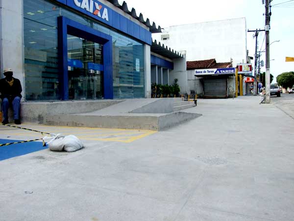Rampas para portadores de necessidades especiais