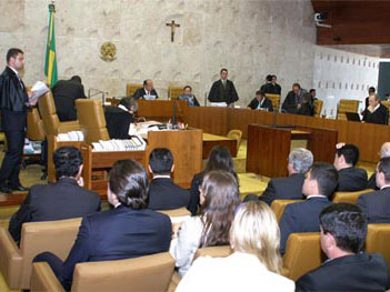 Sess&atilde;o plen&aacute;ria do STF nesta quarta-feira (17) (Foto: Gerv&aacute;sio Baptista/STF