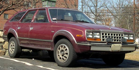 7) AMC Eagle - Pai dos crossovers, o AMC Eagle foi lan&ccedil;ado nos Estados Unidos em 1980 (Foto: Divulga&ccedil;&atilde;o)