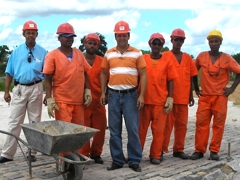 Presidente da C&acirc;mara Municipal de Eun&aacute;polis, vistoria obras do pres&iacute;dio de Eun&aacute;polis