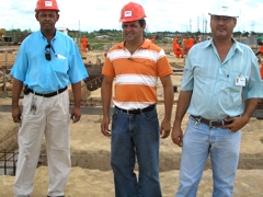 No pico das obras: 200 empregos