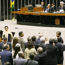 Maioria na C&acirc;mara, governo aprova emenda 29 e aprova recria&ccedil;&atilde;o da CPMF: a CSS - Foto: S&eacute;rgio Lima/Folha Imagem