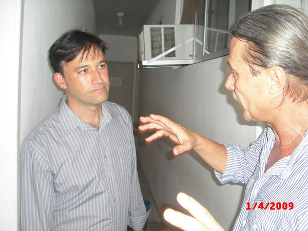 Fl&aacute;vio Will da Suvisa para experi&ecirc;ncias para o Sec. M&aacute;rio Contijo