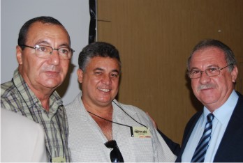 Id&aacute;licio Viana, Jorge Brito e um amigo
