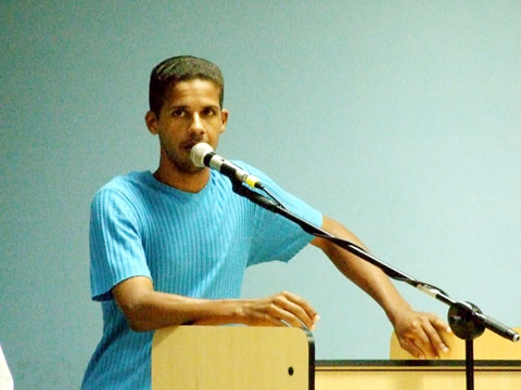 Cláudio Almeida, presidente da Associação dos Moradores do Bairro Alto da Boa Vista