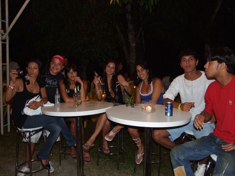 Fernando, Luiza, Piu, Su, Jadson, Seisa, e Micheli