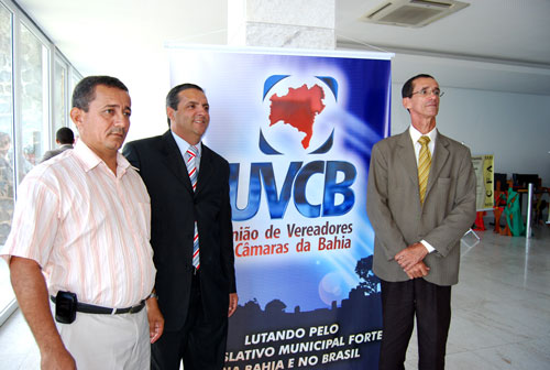 Da esq/direita Edmael Chinelis, Vasco Queiroz e Joabs Rebeiro